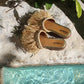 Cambres Raffia Sliders in Golden Sandals Entrudo 