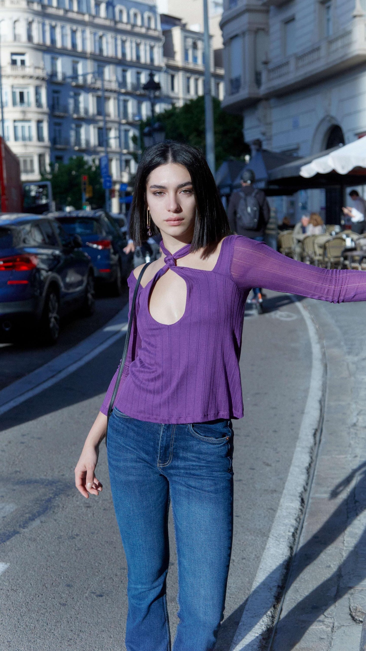 Dahlia knot top Tops Carmen Says 