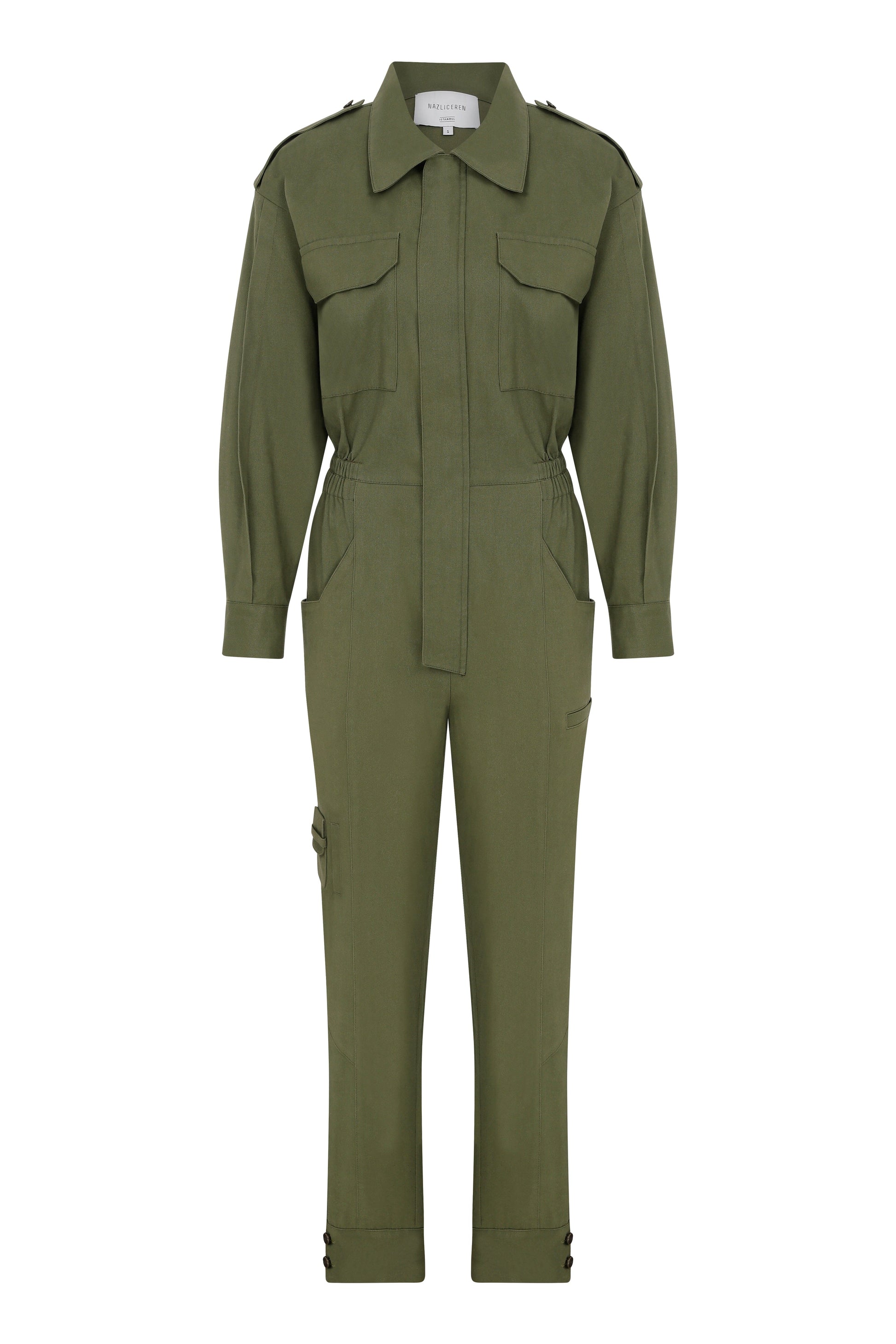 Dorothy Cotton Jumpsuit in Green Nazli Ceren XS 