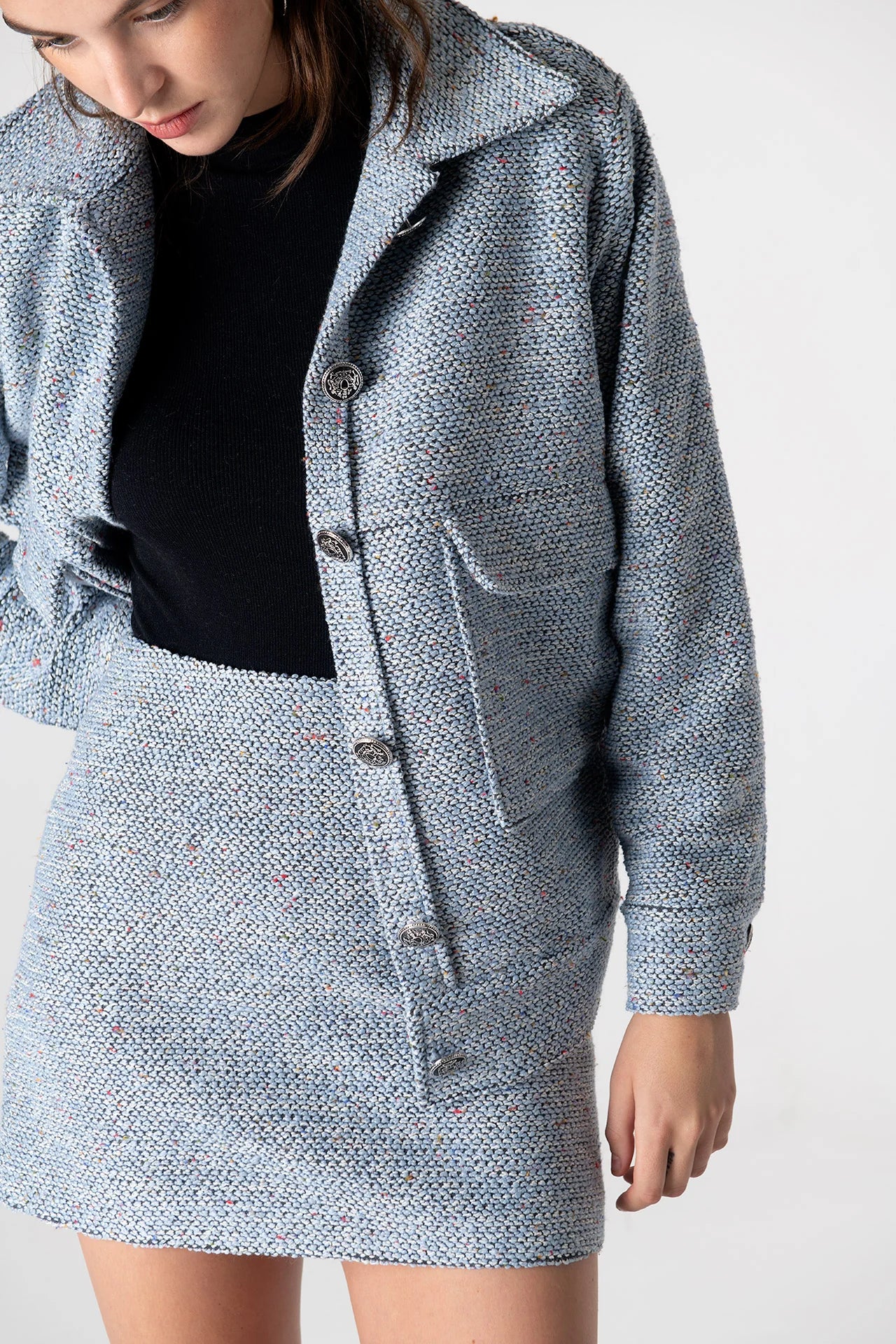 Carleen Textured Weaving Skirt