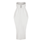 Jeanne Balloon Midi Dress in Blanc de Blanc Dresses Nazli Ceren 