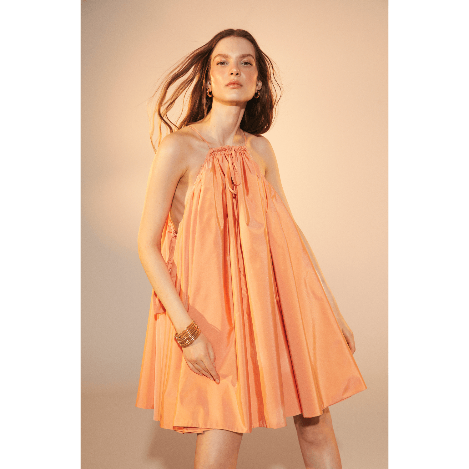 Joy Dress in Golden Poppy Dresses Nazli Ceren 