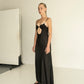 The Kalyna Black Viscose Dress