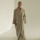 Khmelnytske Shosse Long Linen Trench Coat