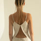 Soborna Viscose Grey Open Back Dress