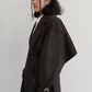 Vishenka Chocolate Cotton Trench Coat