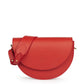 Leather Saddle bag - Red Handbags Leandra 