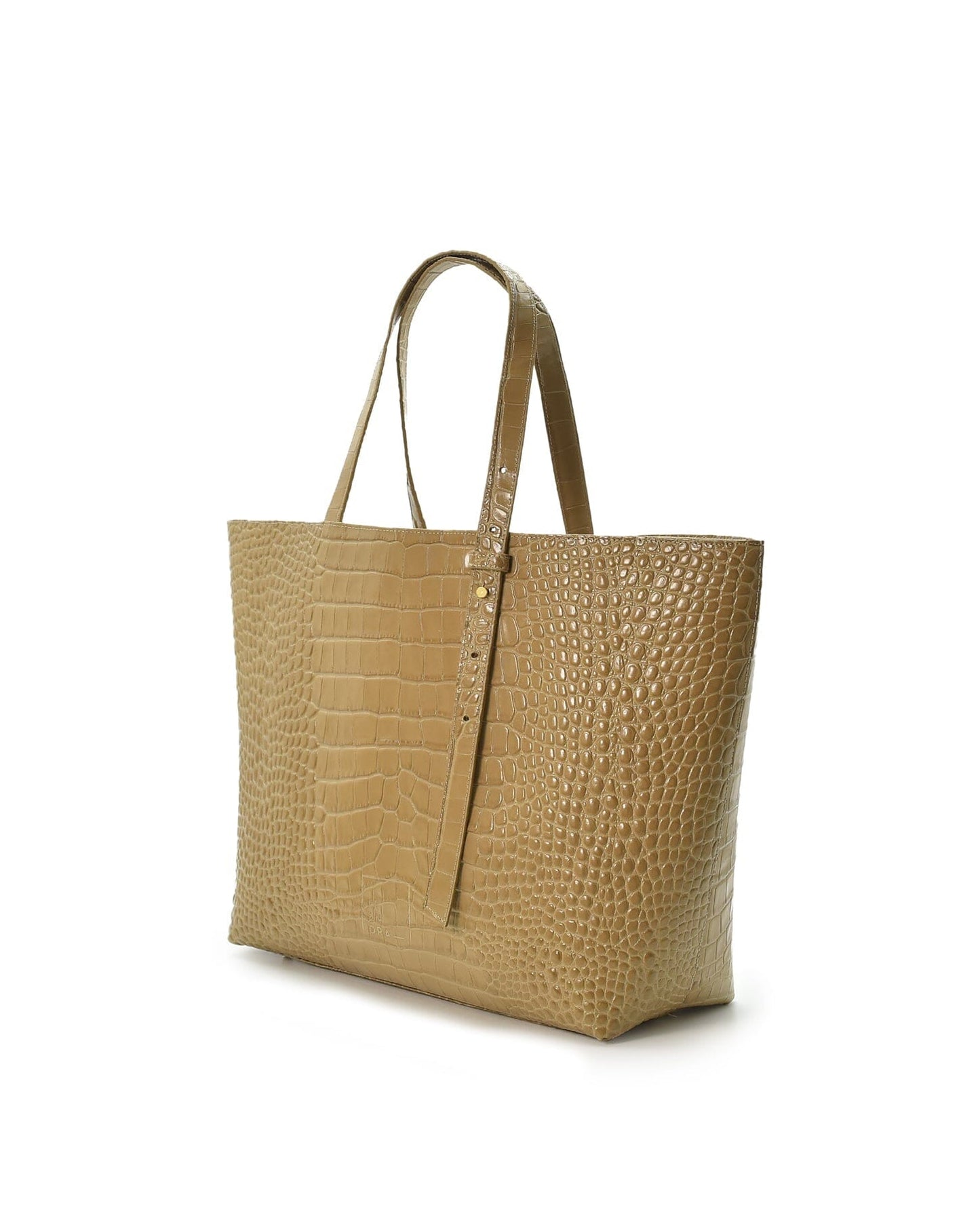 Leather Tote Beige bag Tote Bag Leandra 