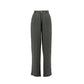 Light Weight Cotton Knit Long Wide Trousers Dark Grey Trousers Women Relax Baby Be Cool 