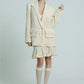 Light Weight Cotton Knit Oversized Blazer Sand Blazer Women Relax Baby Be Cool 