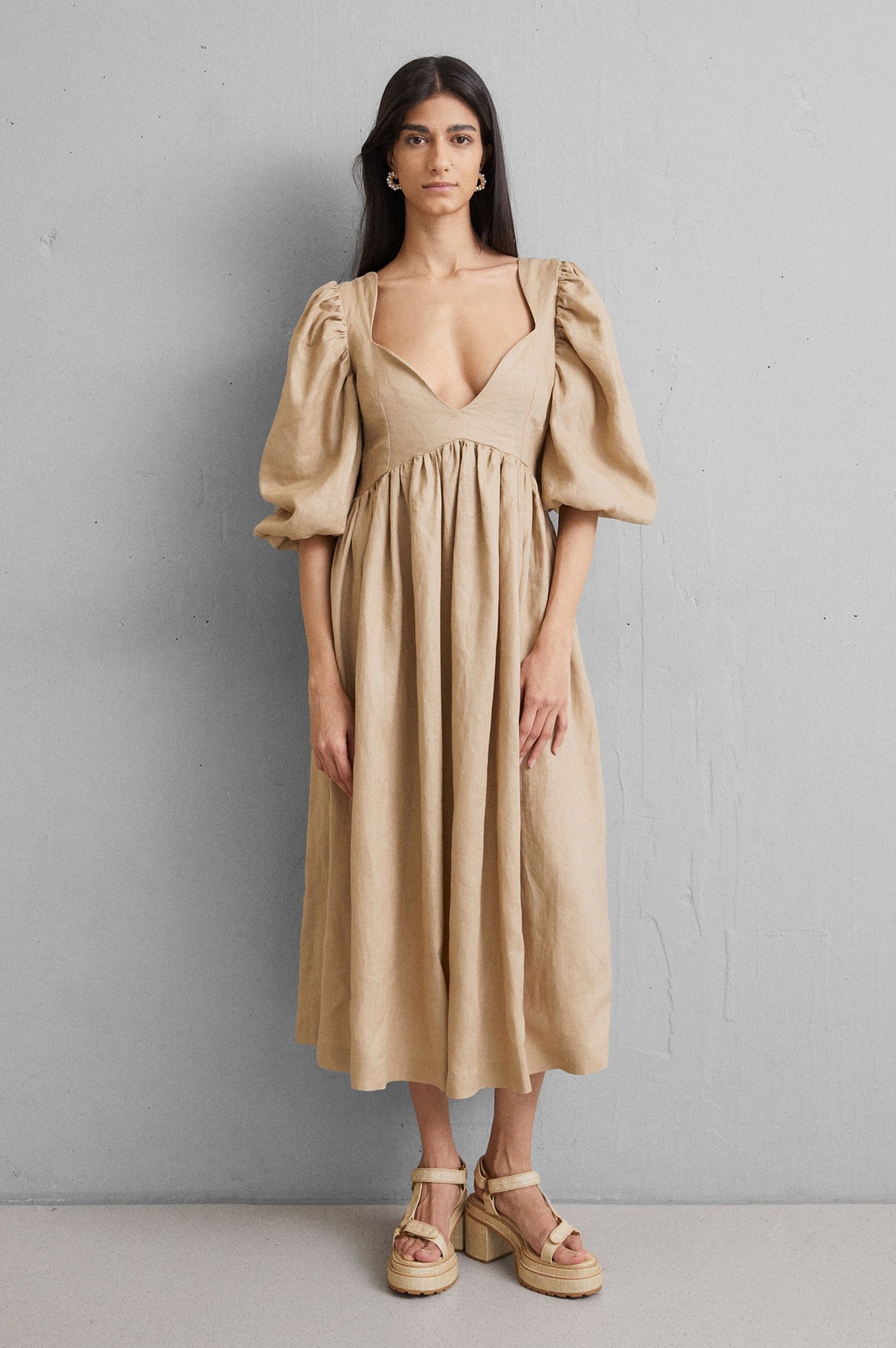 Hemera Beige Dress