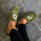 M. Antoinette Velvet Vegan Loafers Loafers Momoc Shoes 