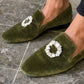 M. Antoinette Velvet Vegan Loafers Loafers Momoc Shoes 