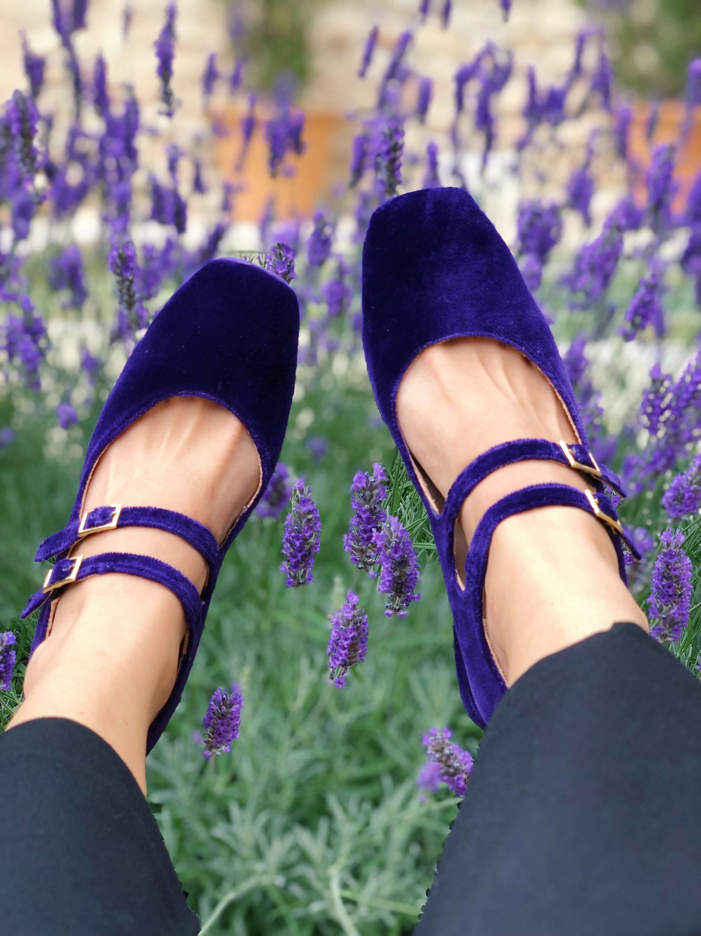 Montmartre Violet Heels Ballerinas Momoc Shoes 