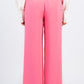 Pink satin pants Wide Leg Pants Carmen Says 