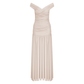 Purley Jersey Long Dress in Cuban Sand Maxi Dress Nazli Ceren 