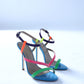 Rainbow Sandal Heels Geanina Calin 