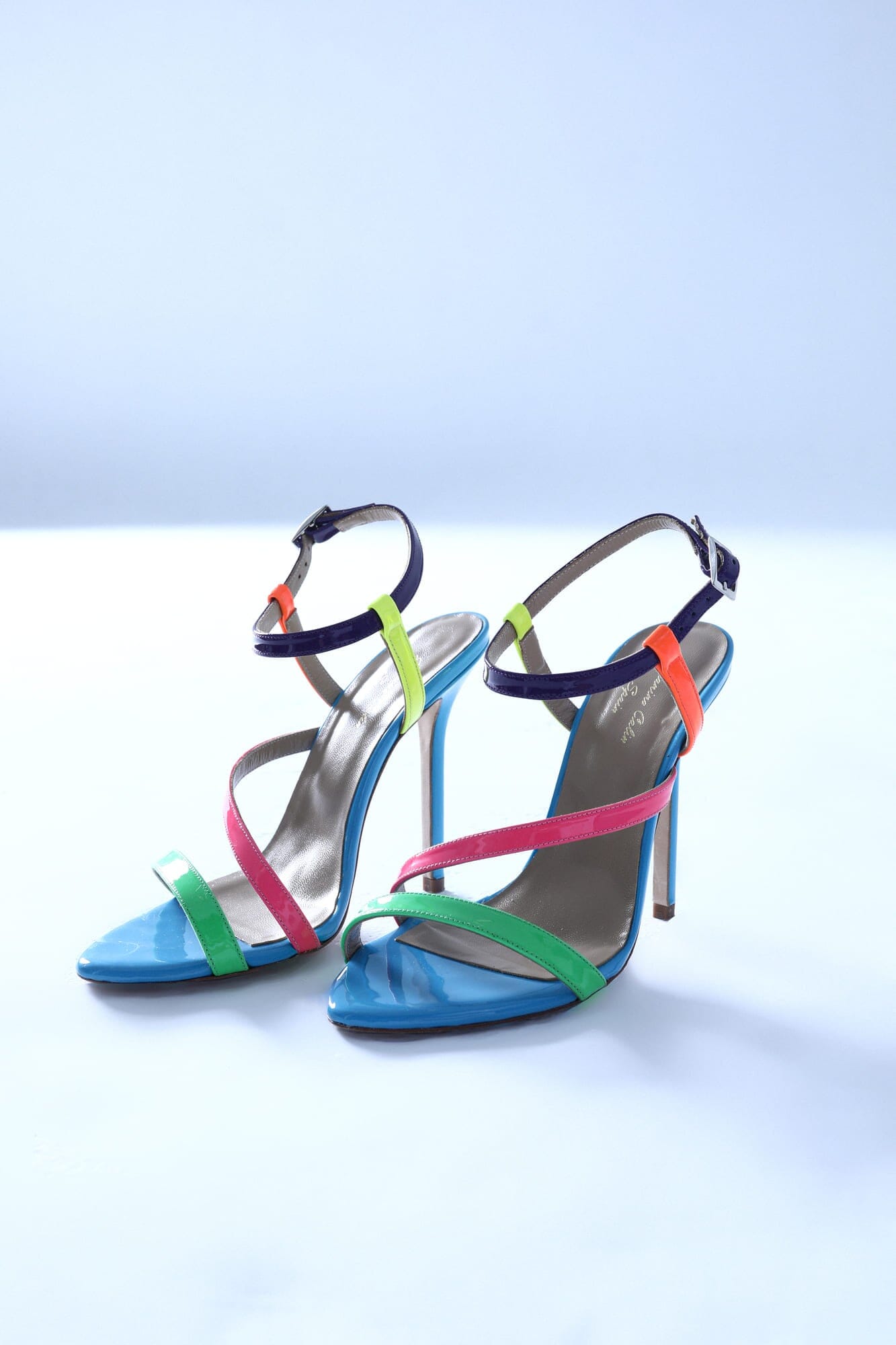 Rainbow Sandal Heels Geanina Calin 