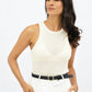 Sao Paulo Racer Knitted Top White Tank Tops 1 People 