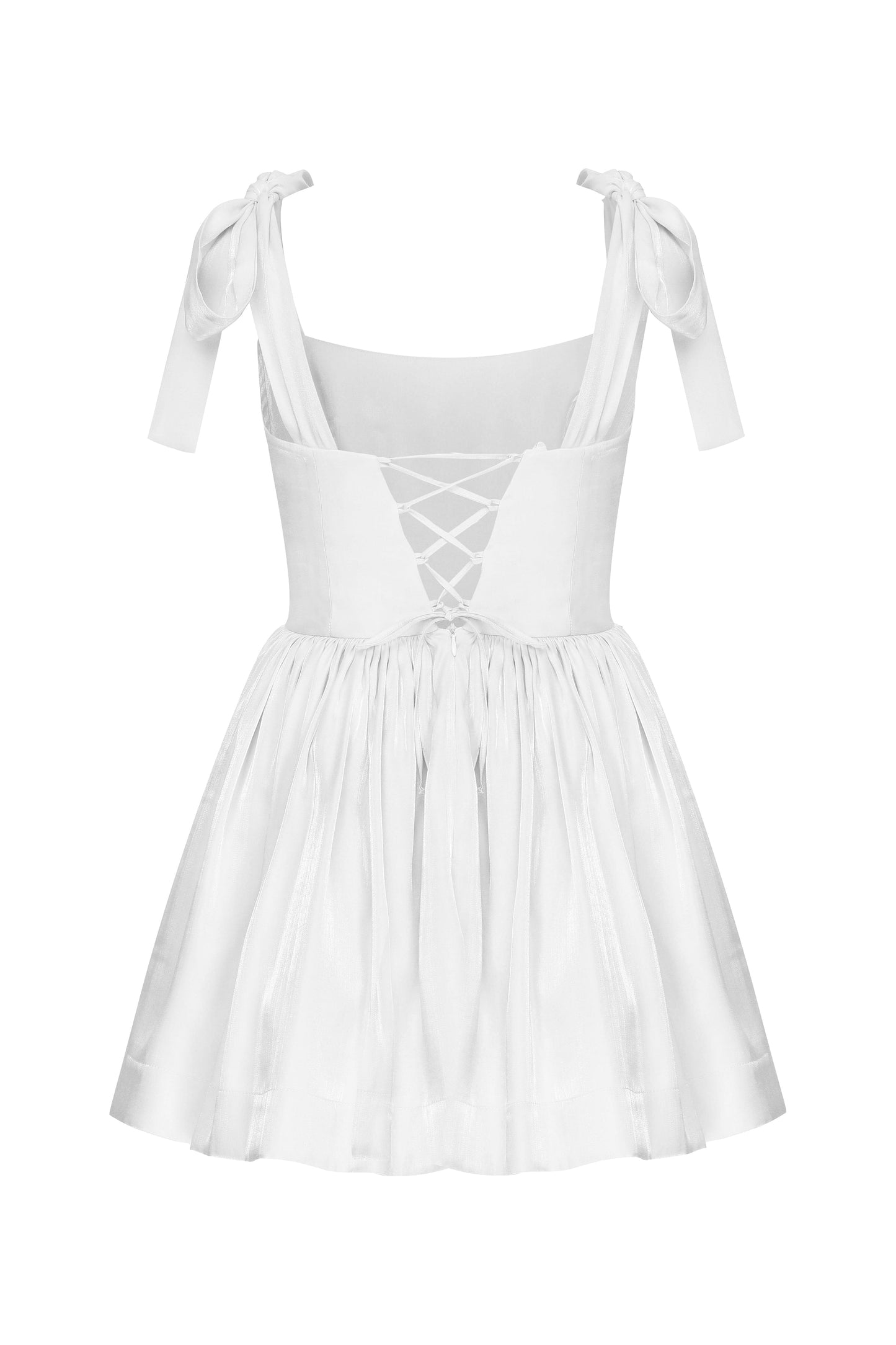 Sibby Dress in White Nazli Ceren 