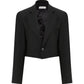 Siera Cropped Blazer In Black Coats & Jackets Nazli Ceren 