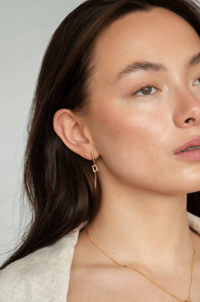 Suki Earring Gold Plated Earrings Majime 