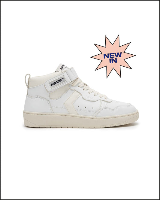 Taiga HI White Sneakers Sneaker Arze 