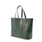 Tote Bag Green printed leather Tote Bag Leandra 