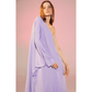 Venus One-Shoulder Maxi Dress in Lavender Dresses Nazli Ceren 