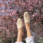 Yellow flowers Loafers Loafers Momoc Shoes 