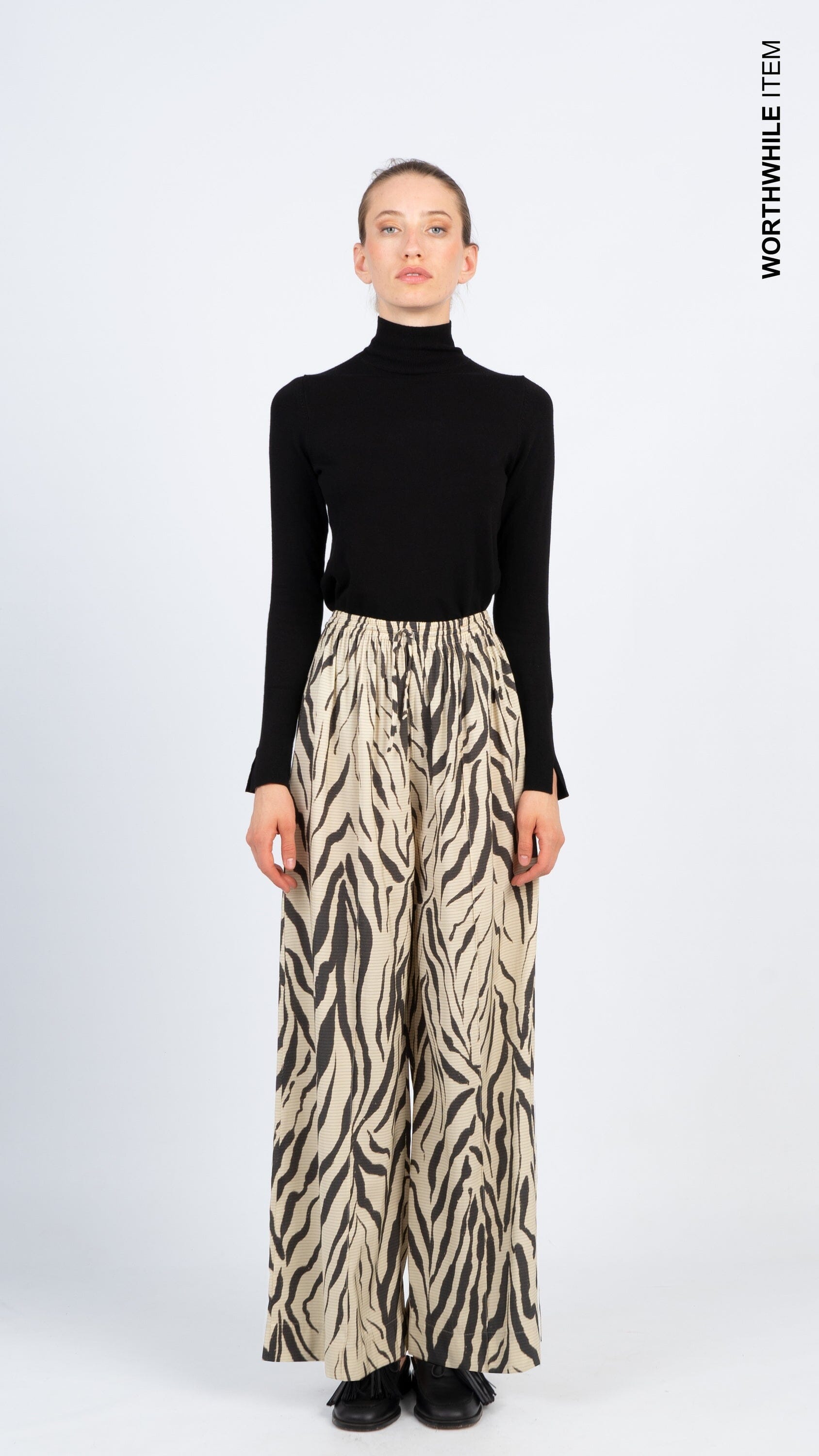 Zebra printed pants Wide Leg Pants Carmen Says 