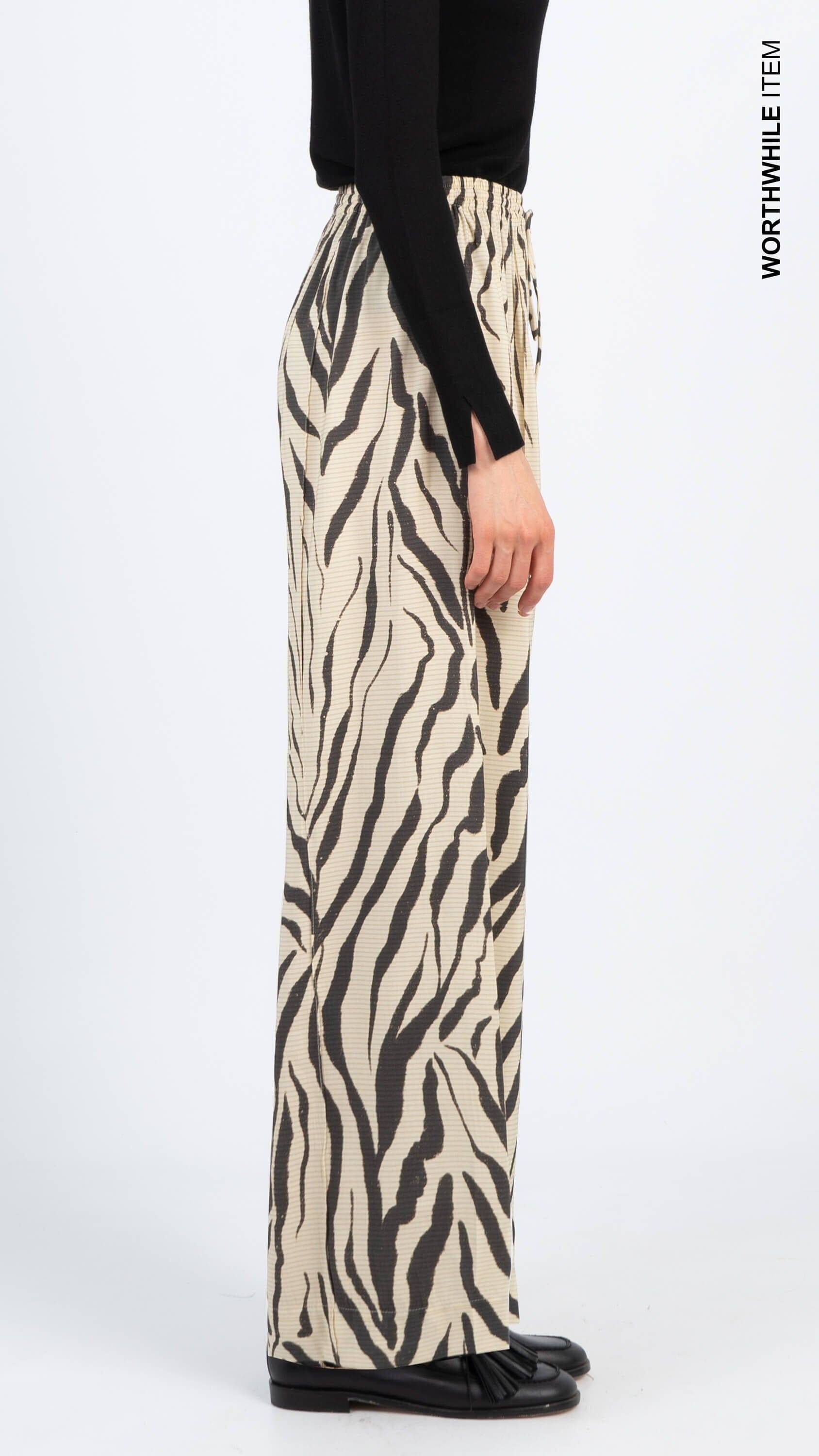 Zebra printed pants Wide Leg Pants Carmen Says 