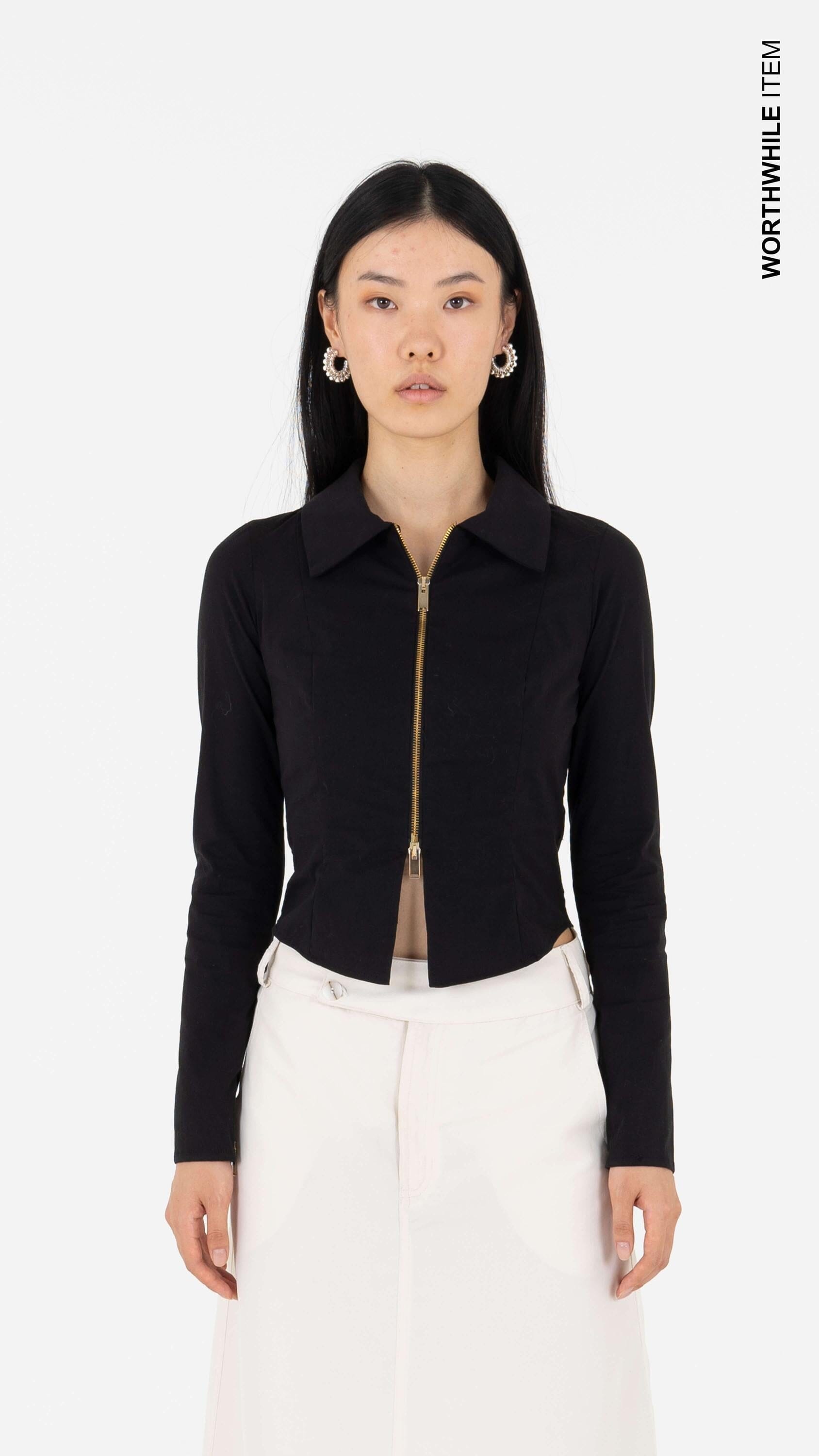 Zip fitted blouse Blouses Carmen Says 