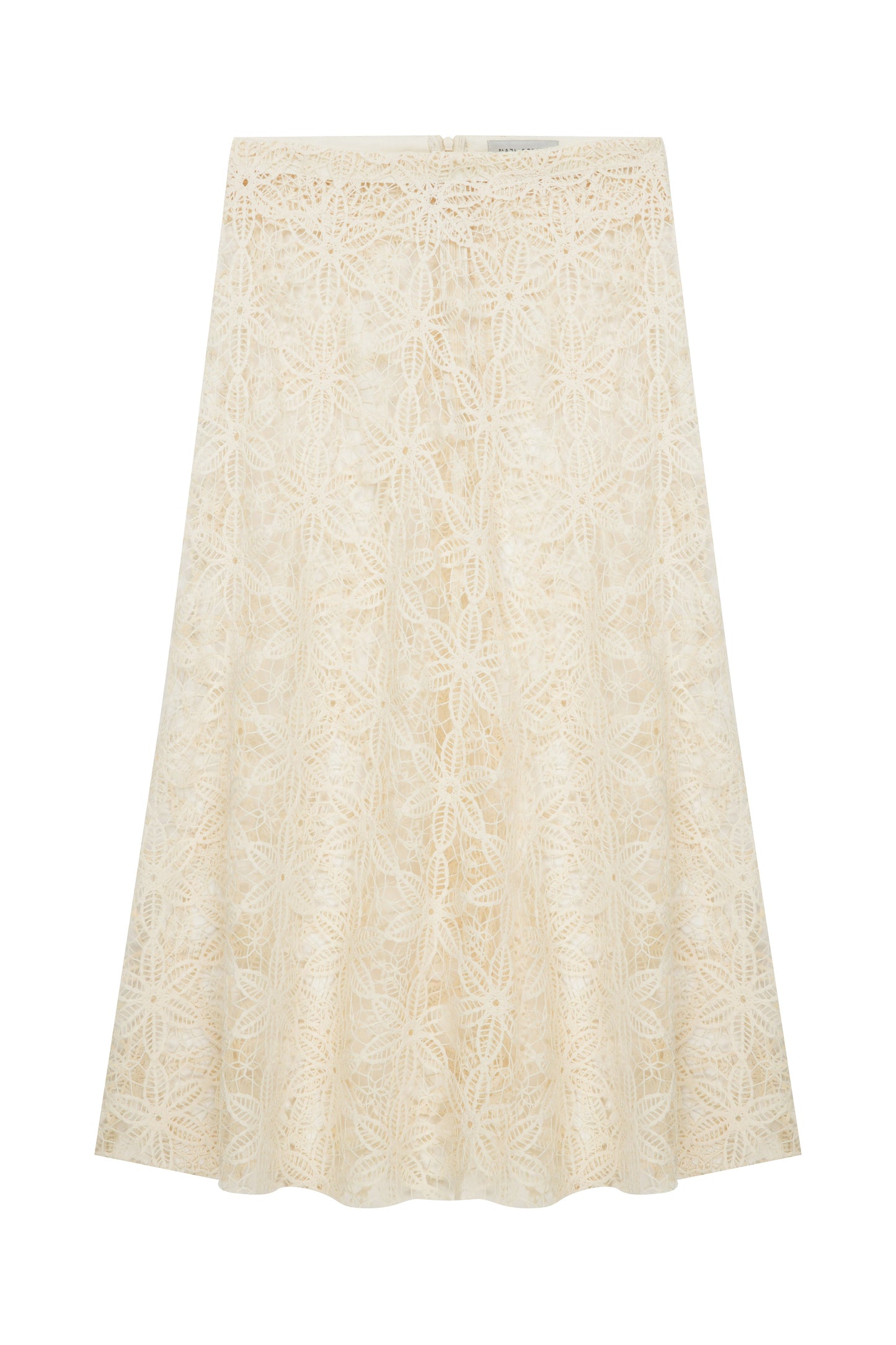 Clea Crochet Midi Skirt in Pear Sorbet