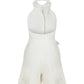 Mindy Linen Playsuit in White Sand
