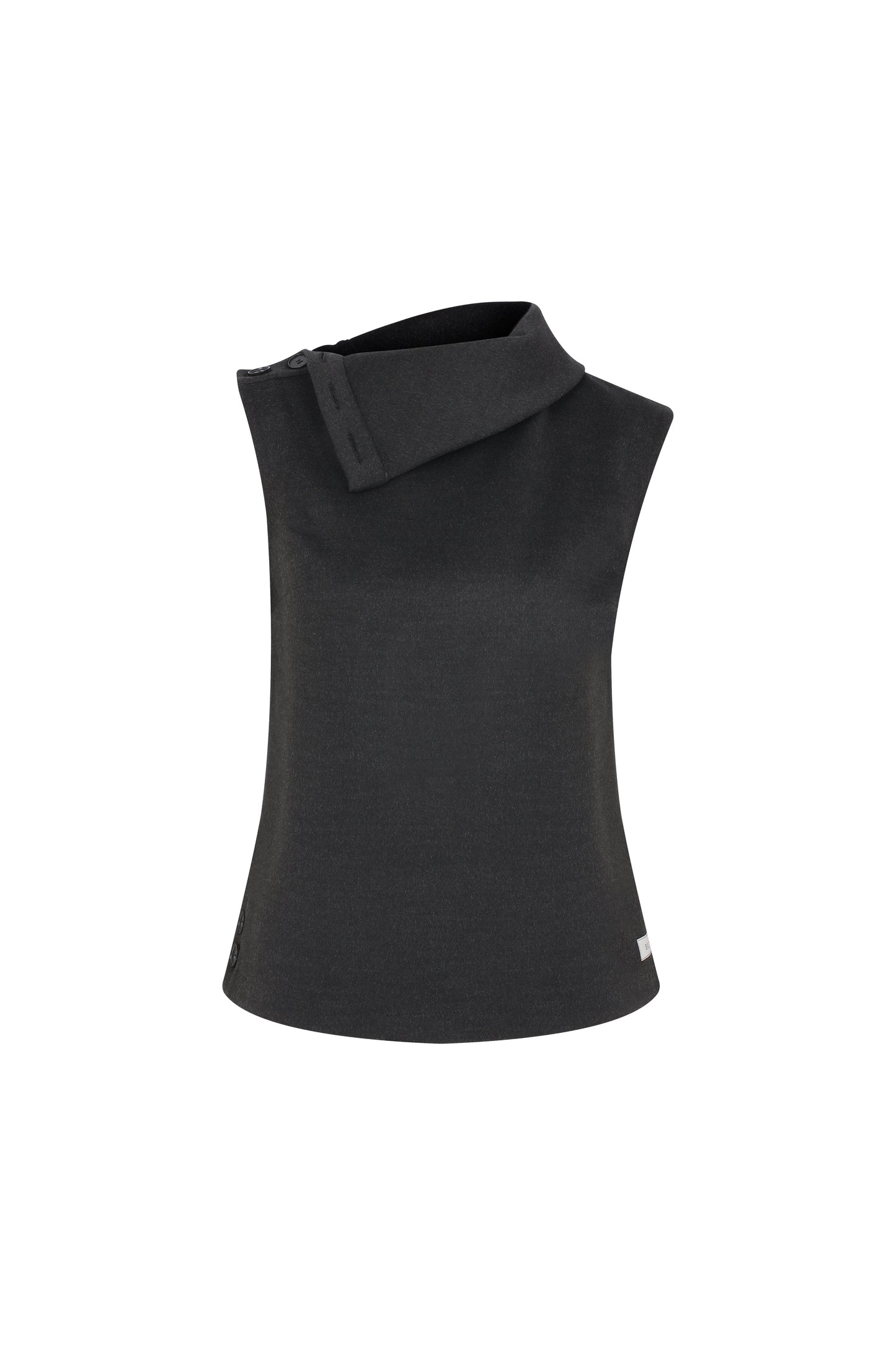 Geena Sleeveless Roll-Neck Top