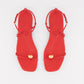 The Evening Sandal - Red
