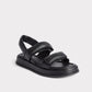 The Sporty Sandal - Black