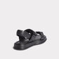 The Sporty Sandal - Black