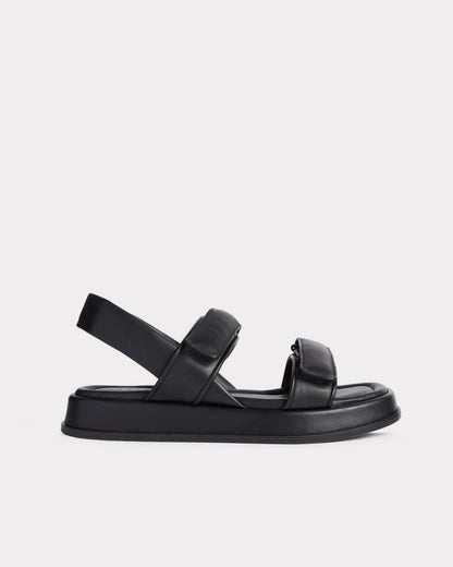 The Sporty Sandal - Black