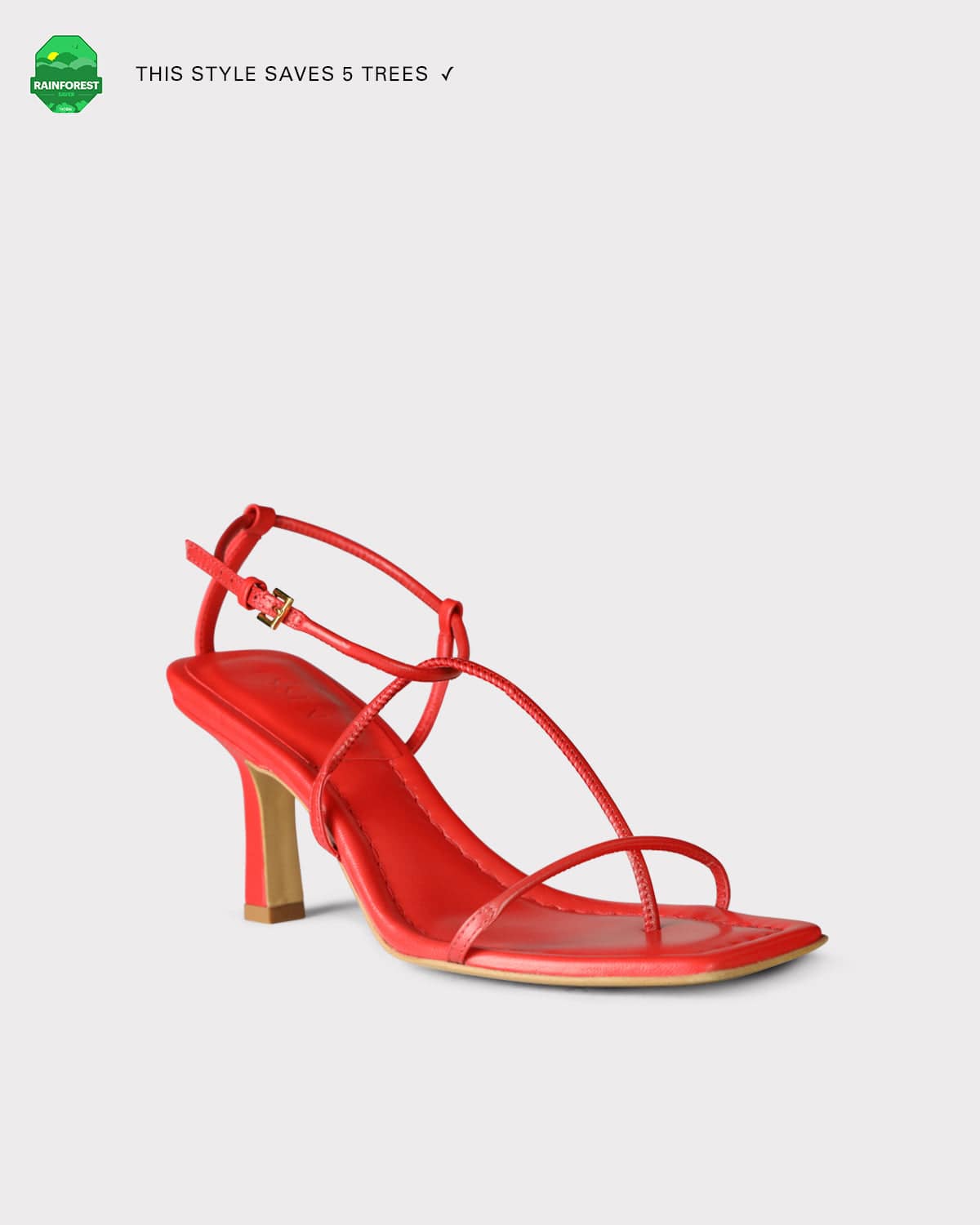 The Strappy Sandal - Red