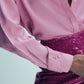 Ravenna Satin Shirt in Partfait Pink