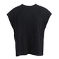 Bold Shoulder Tee in Black