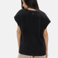Bold Shoulder Tee in Black