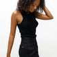Sao Paulo Racer Knitted Top Black - 1People at LabelRow